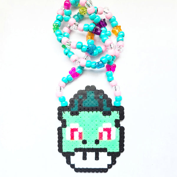 Bulbasaur Mario Mushroom - (S) Perler Art