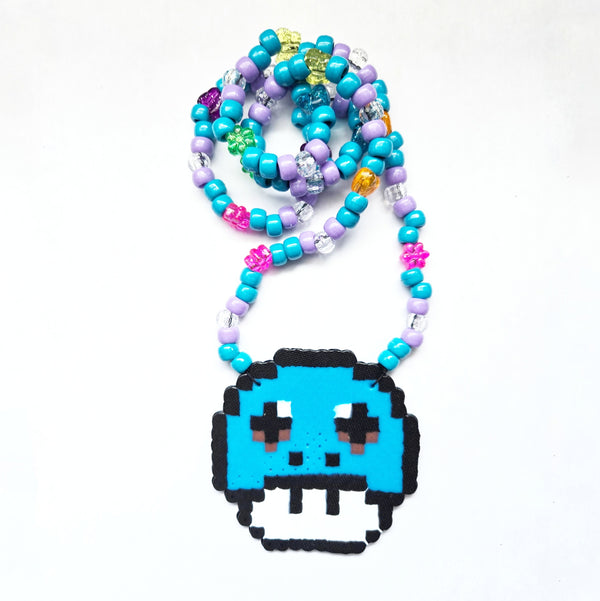 Squirtle Mario Mushroom - (S) Perler Art
