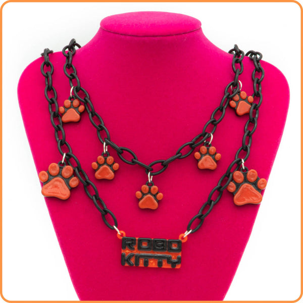 Robo Kitty Necklace