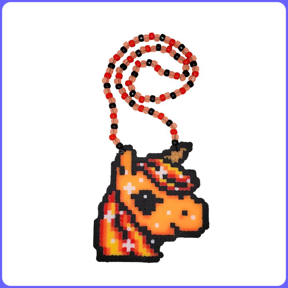 Unicorn Head - (M) Perler