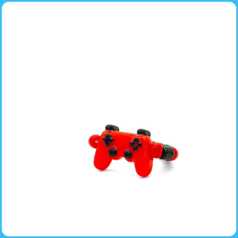 Red Classic Controller Kandi Ring
