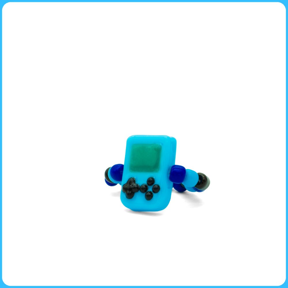 Blue Handheld Kandi Ring