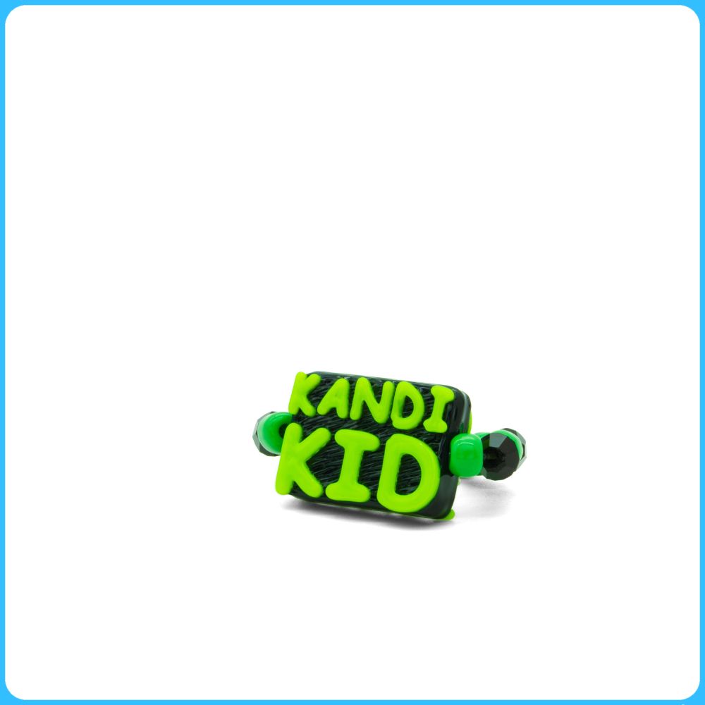 Green Kandi Kid Kandi Ring