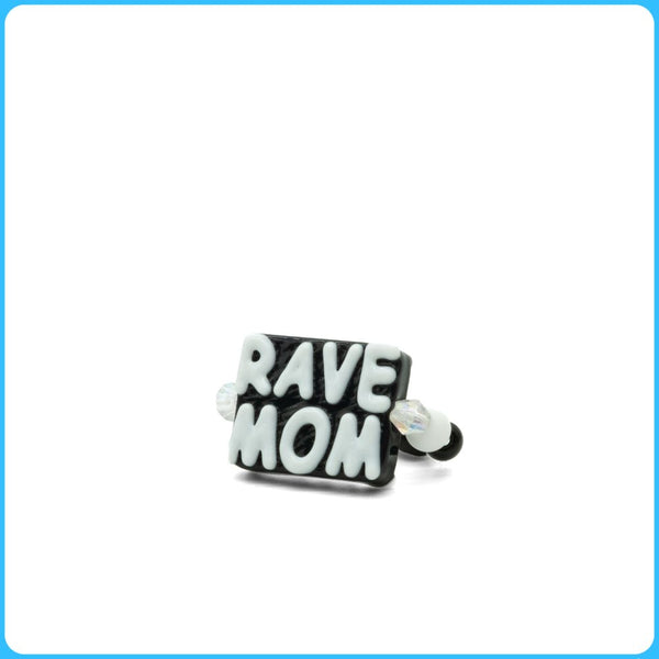 Black Rave Mom Kandi Ring