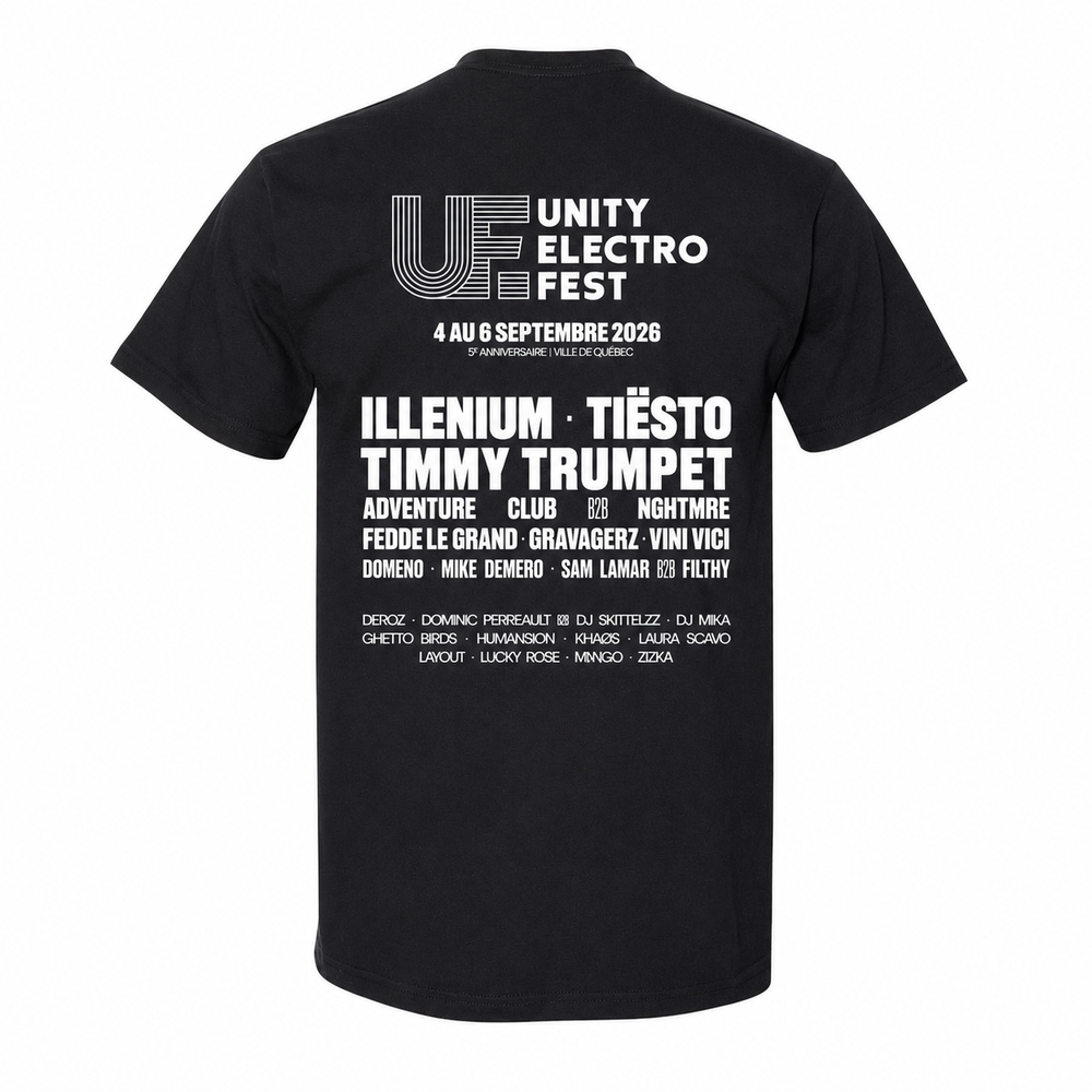 Unity Electro Fest Official Lineup T-Shirt