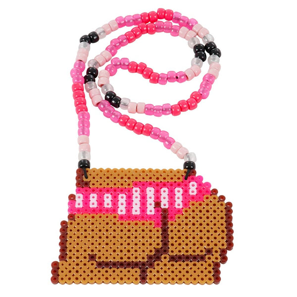 Rave Booty Stripped Bikini Custom Perler Necklace
