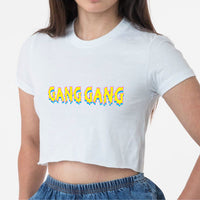 Shazam Gang Gang Crop Top