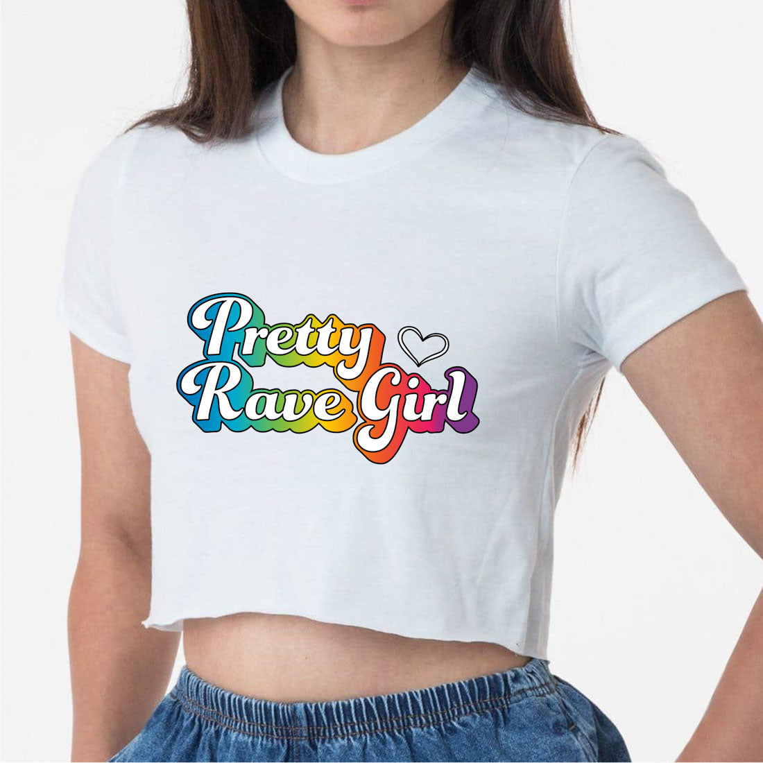 TrickyKenicki Pretty Rave Girl Crop Top Kandies World