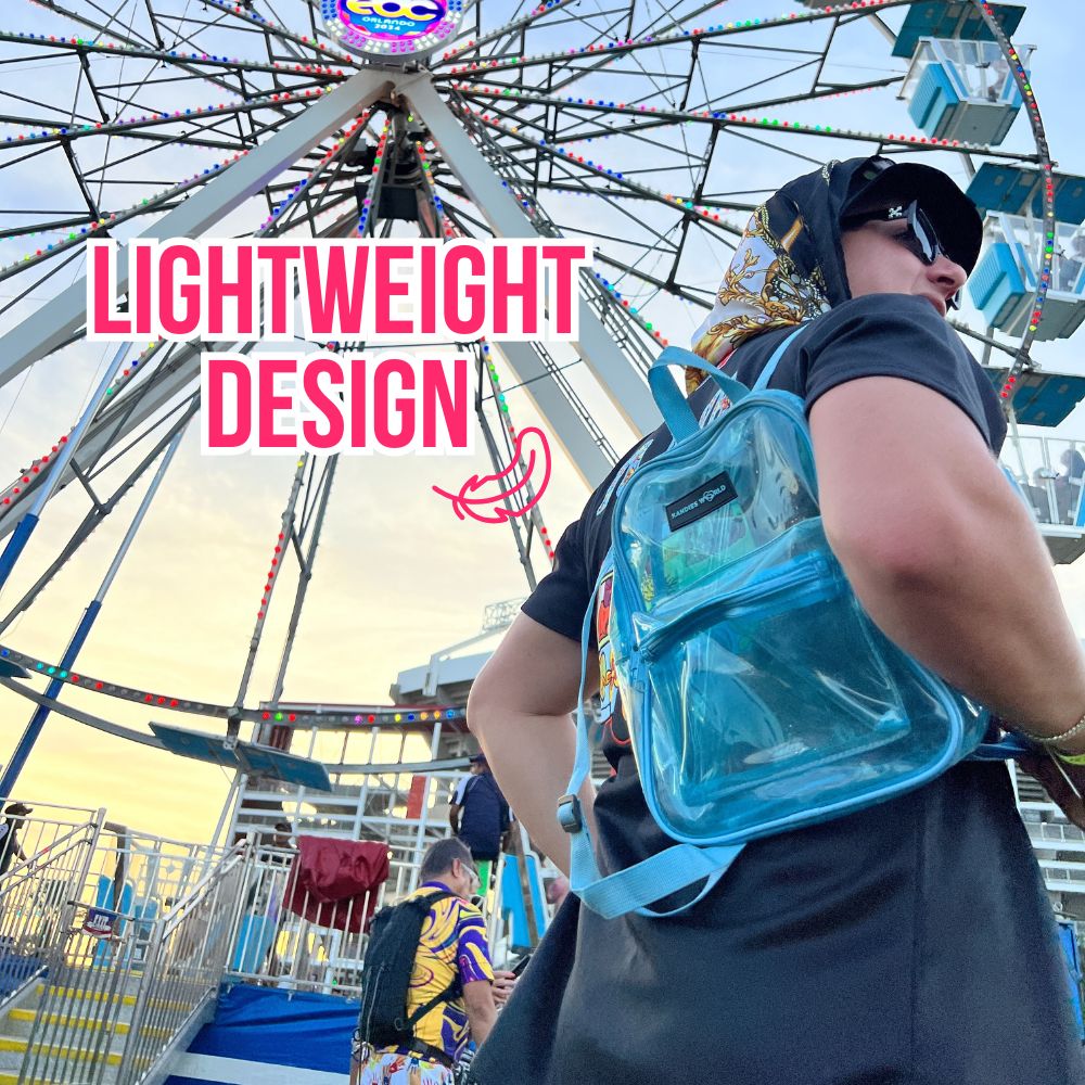 clear coach backpack Green Clear Backpack | Festival Stadium Bag