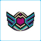 Stardust Full Face Kandi Mask