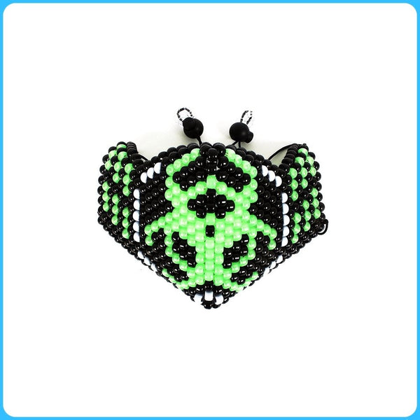 Biohazard Glow-in-the-Dark Full Face Kandi Mask