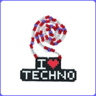 I Love Techno - (S) Perler