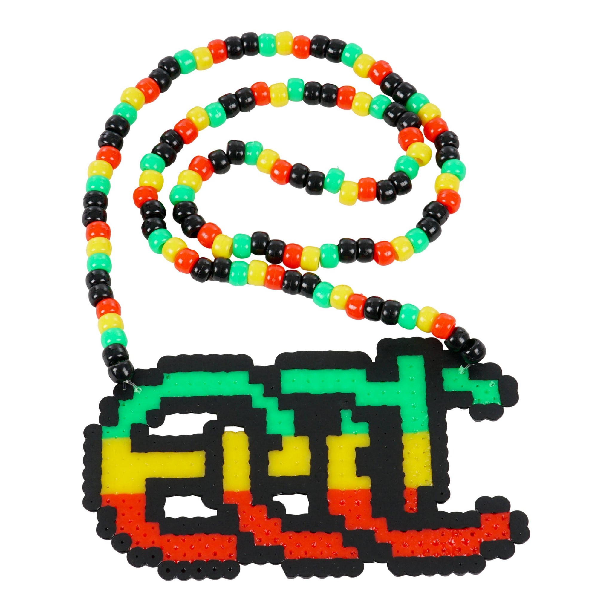 EDC Rave (M) Perler Art Neclackce