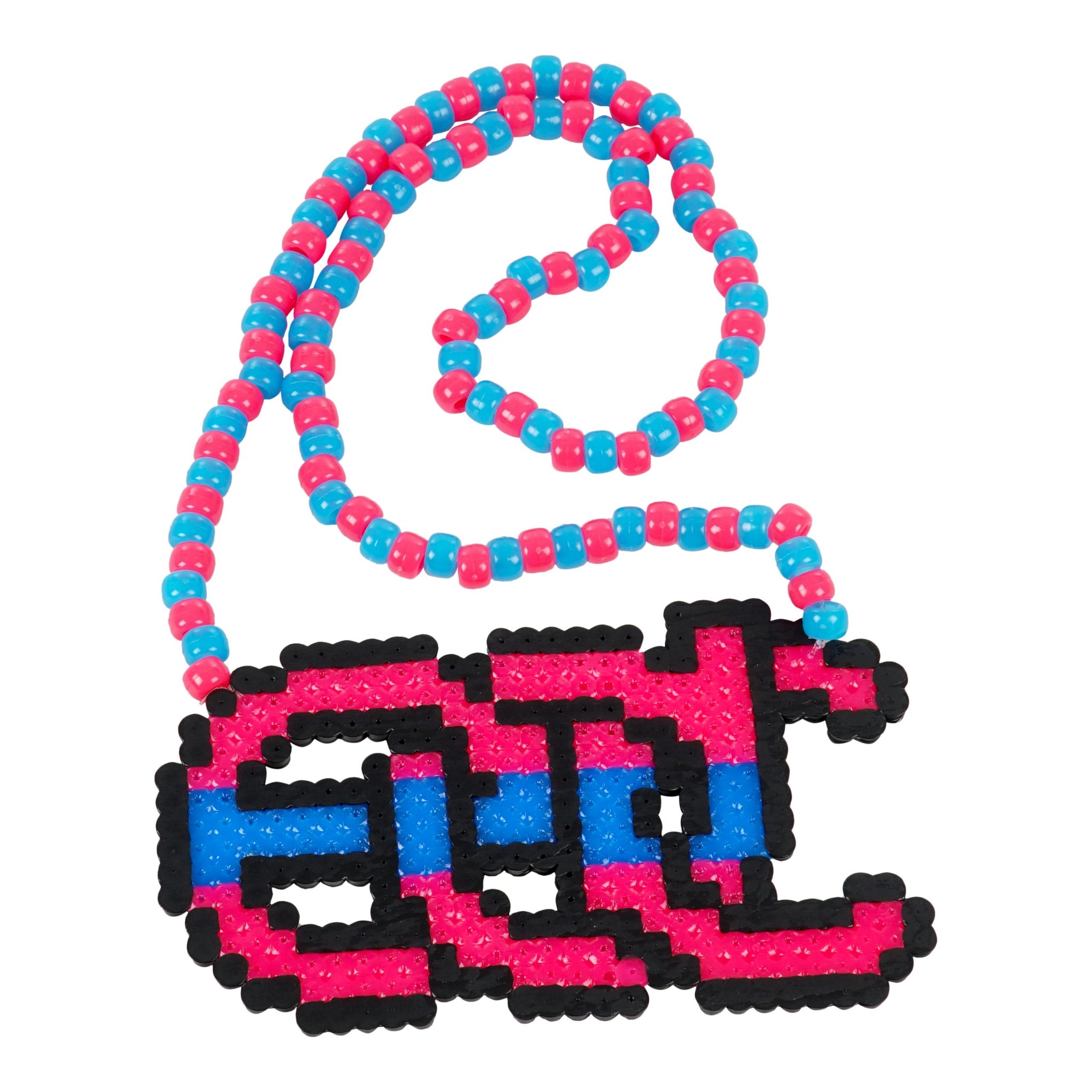 EDC Rave (M) Perler Art Neclackce