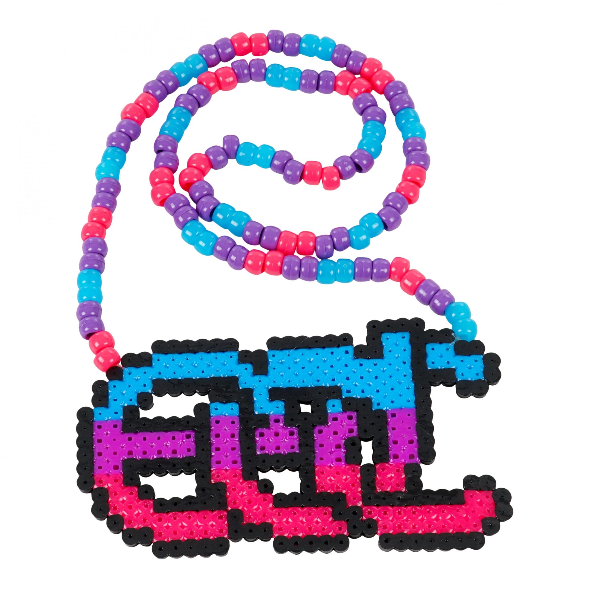 EDC Rave (M) Perler Art Neclackce