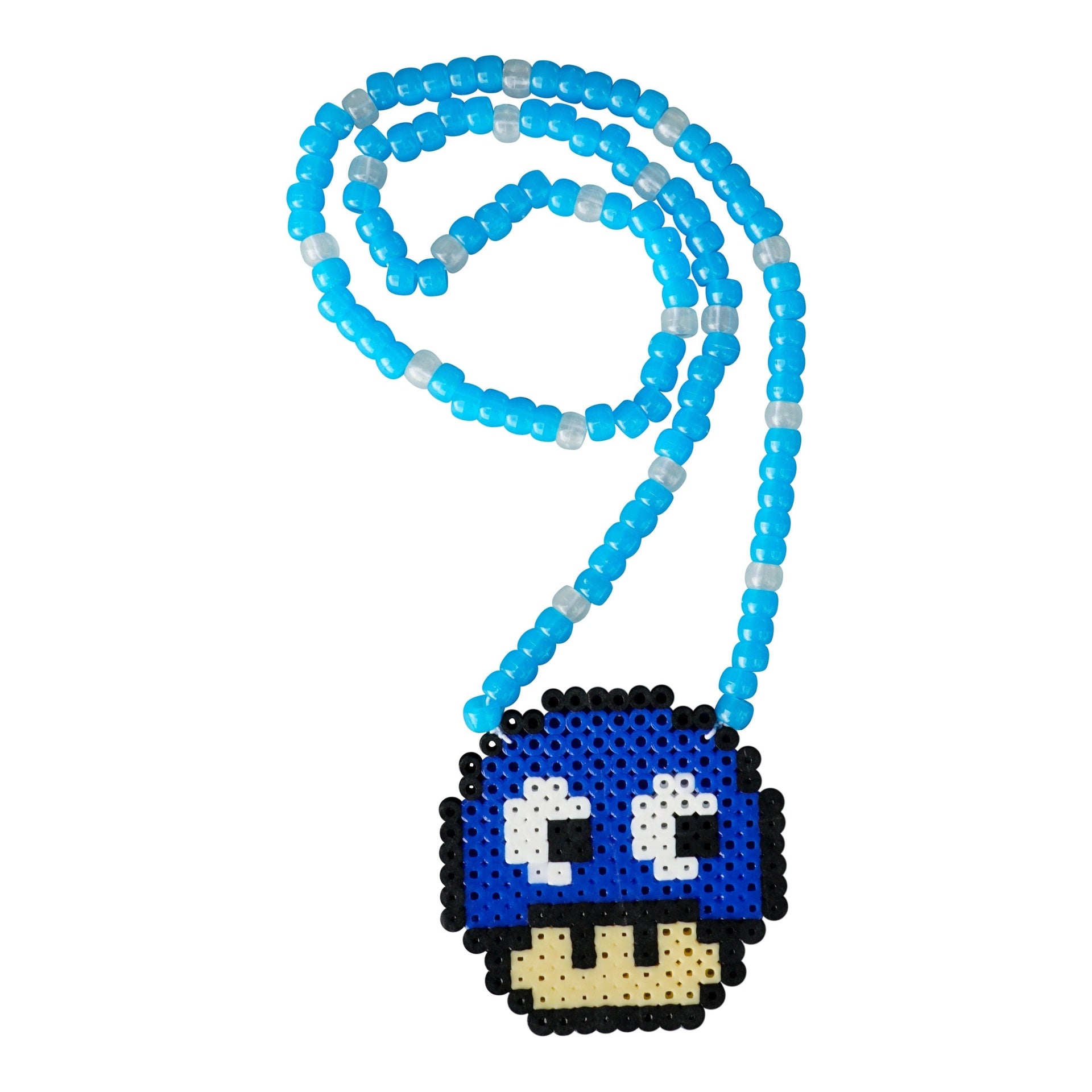super-mario-pac-man-1up-custom-perler-necklace