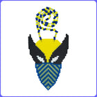 Wolverine Bandana - (XL) Perler