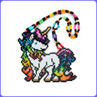 Rainbow Unicorn - (XL) Perler