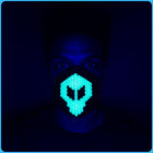 Glow-In-The-Dark Alien Surgical Kandi Mask