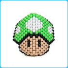 Green Mario Mushroom Surgical Kandi Mask