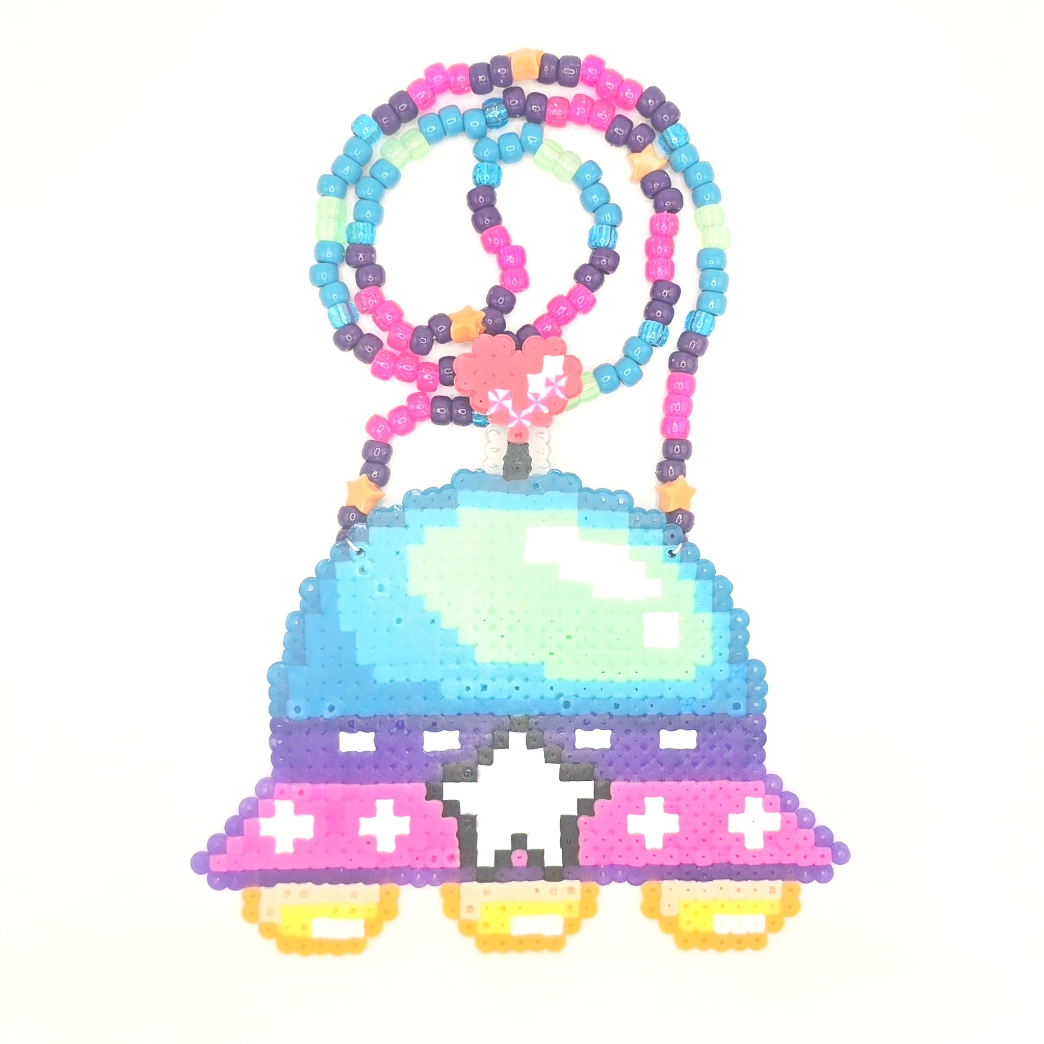 Cute Spaceship - (M) Perler