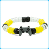 Grey Classic Controller Kandi Bracelet