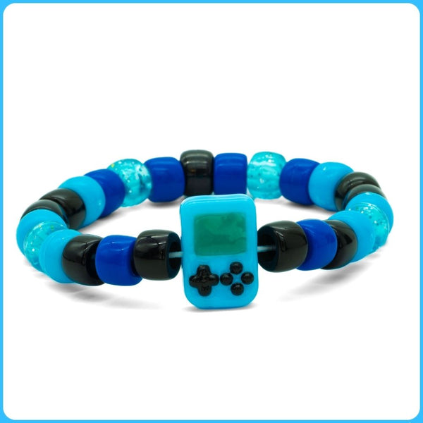 Blue Handheld Kandi Bracelet