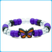 Black Butterfly Kandi Bracelet