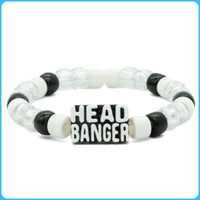 Black Headbanger Kandi Bracelet