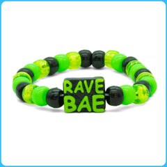 Green Rave Bae Kandi Bracelet
