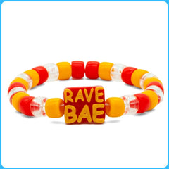 Red Rave Bae Kandi Bracelet