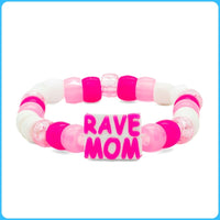 Pink Rave Mom Kandi Bracelet