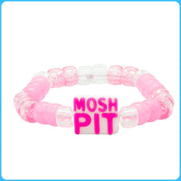 Pink Mosh Pit Kandi Bracelet