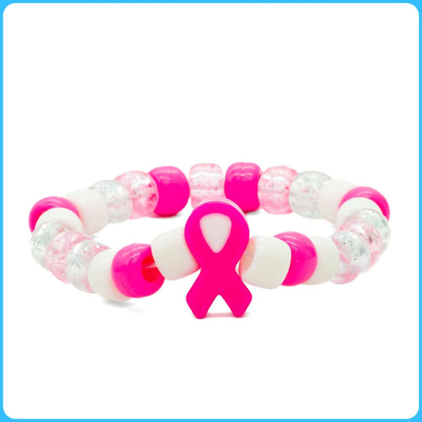 Breast Cancer Kandi Bracelet