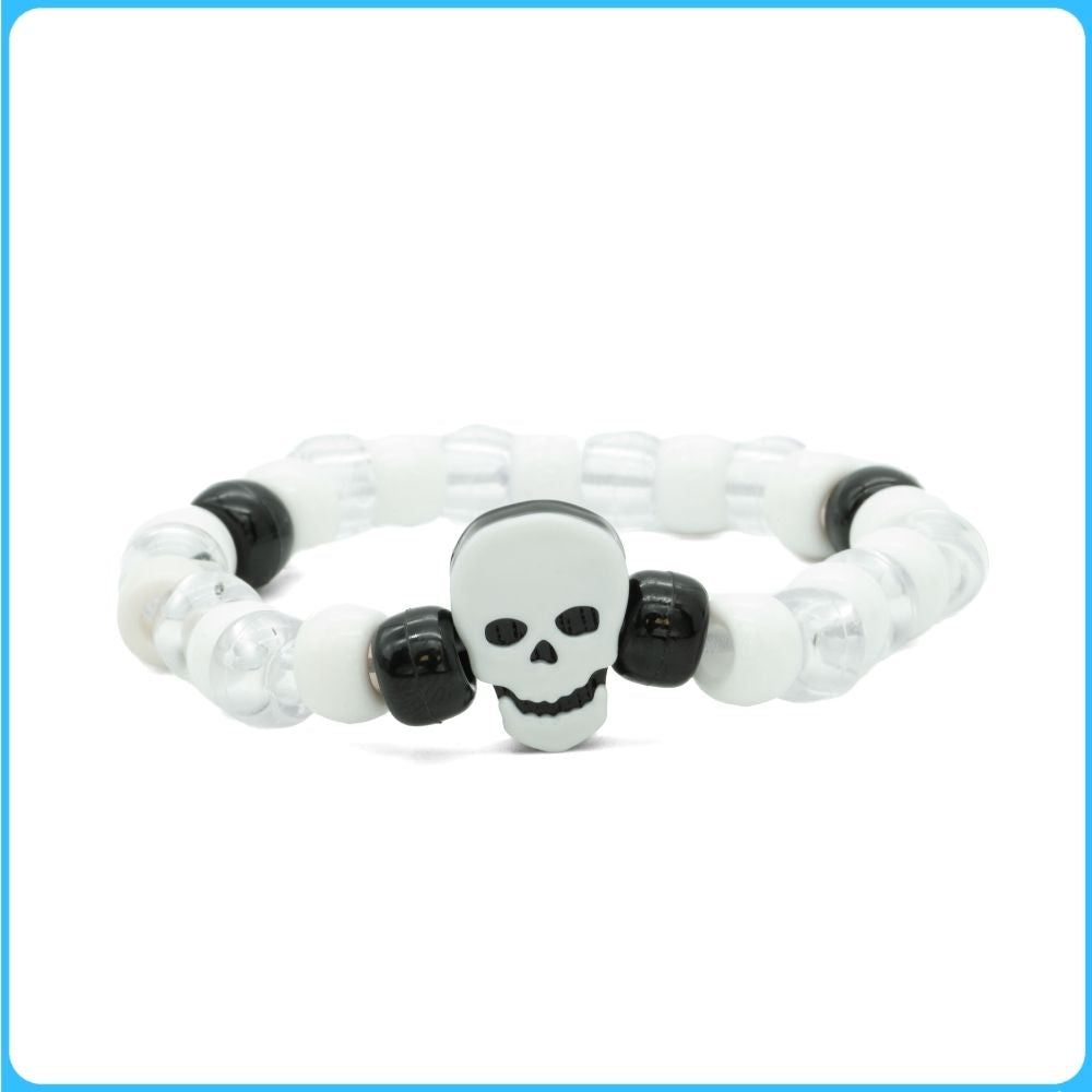 Skeleton Head Kandi Bracelet