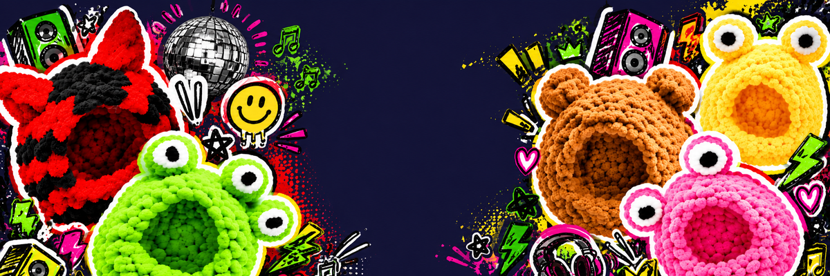 Fluffy Rave Hoods 