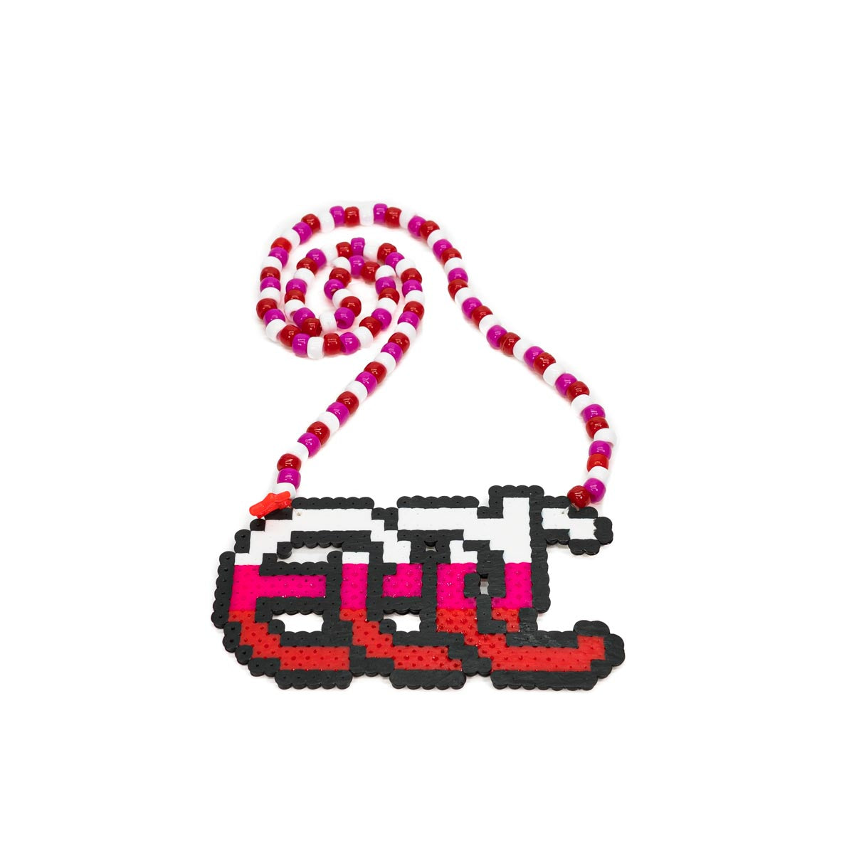 EDC Rave (M) Perler Art Neclackce