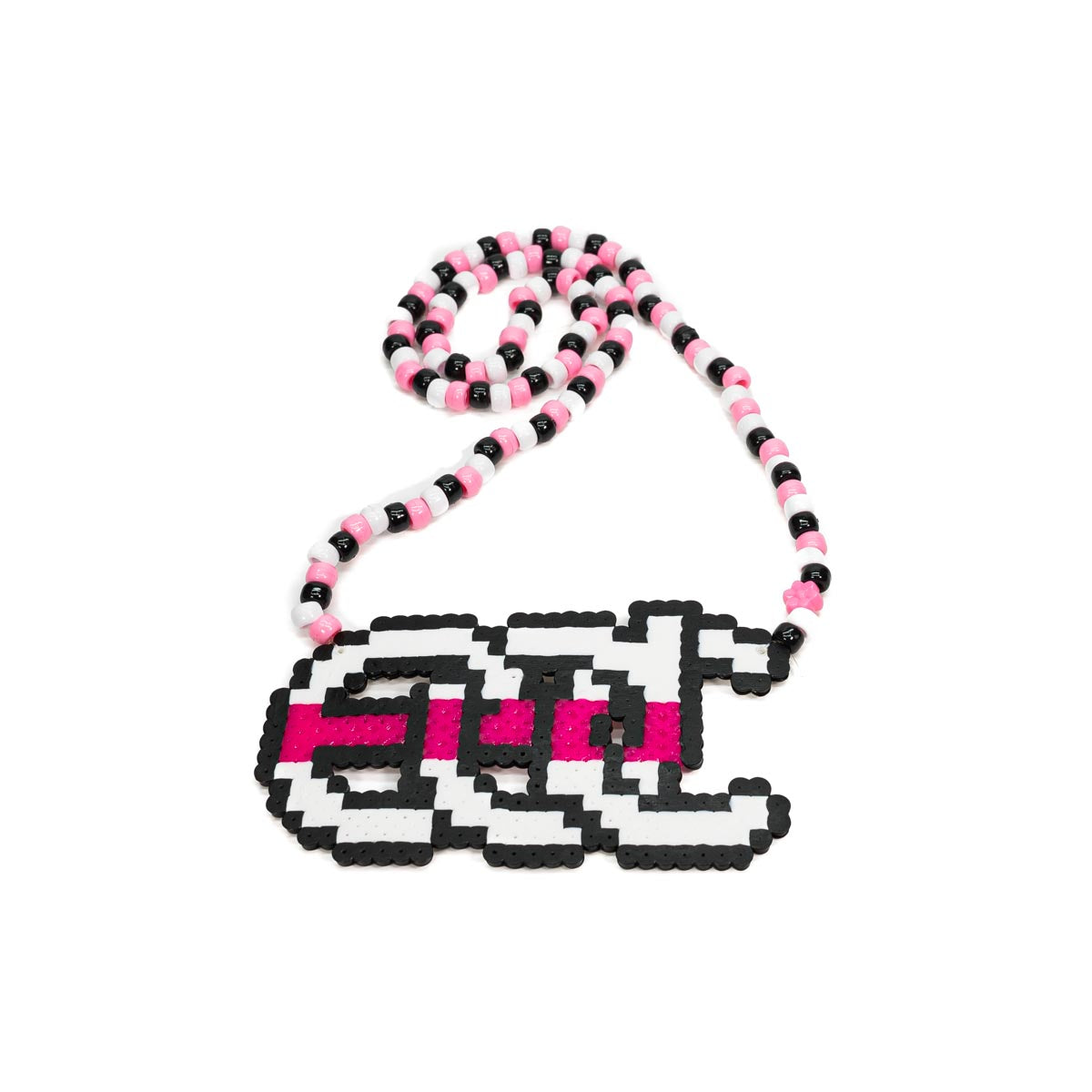 EDC Rave (M) Perler Art Neclackce
