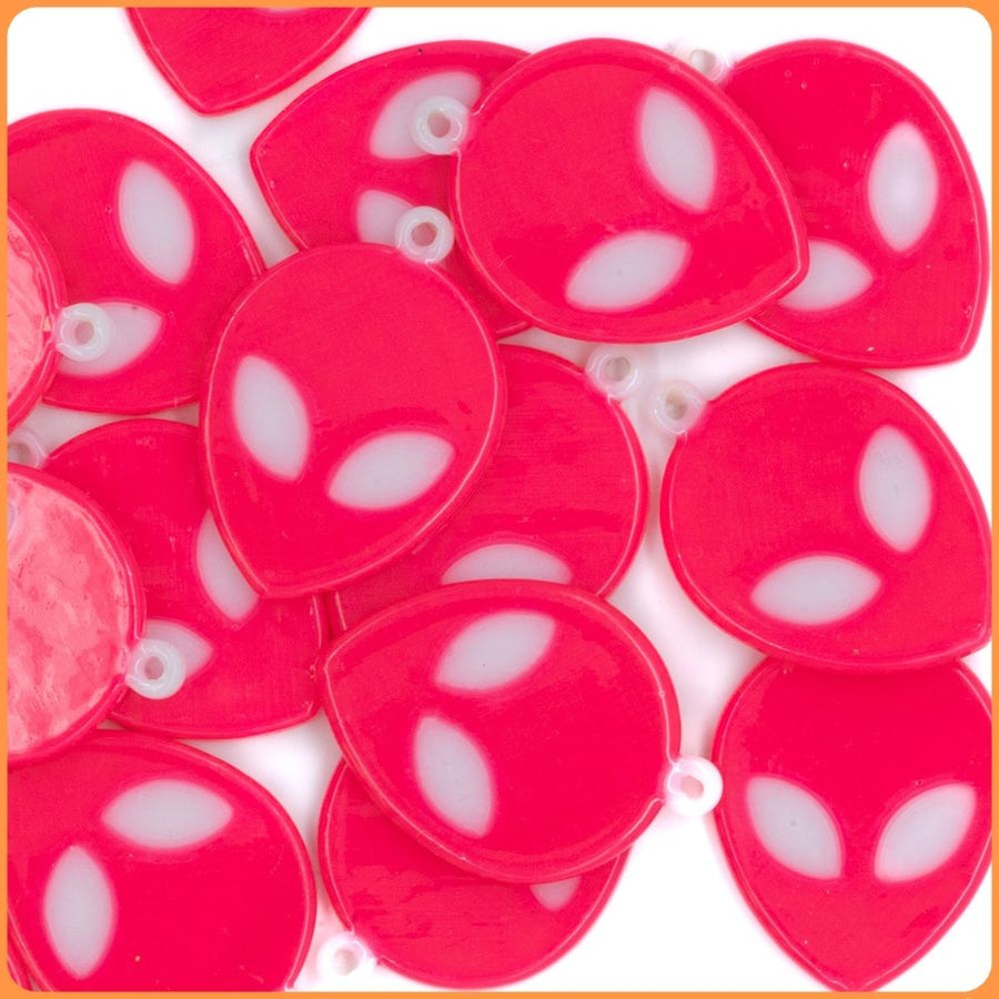 Pink Alien Custom Charms