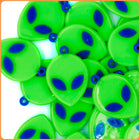 Green Alien Custom Charms