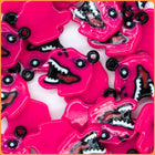 Pink Dinosaur Custom Charms