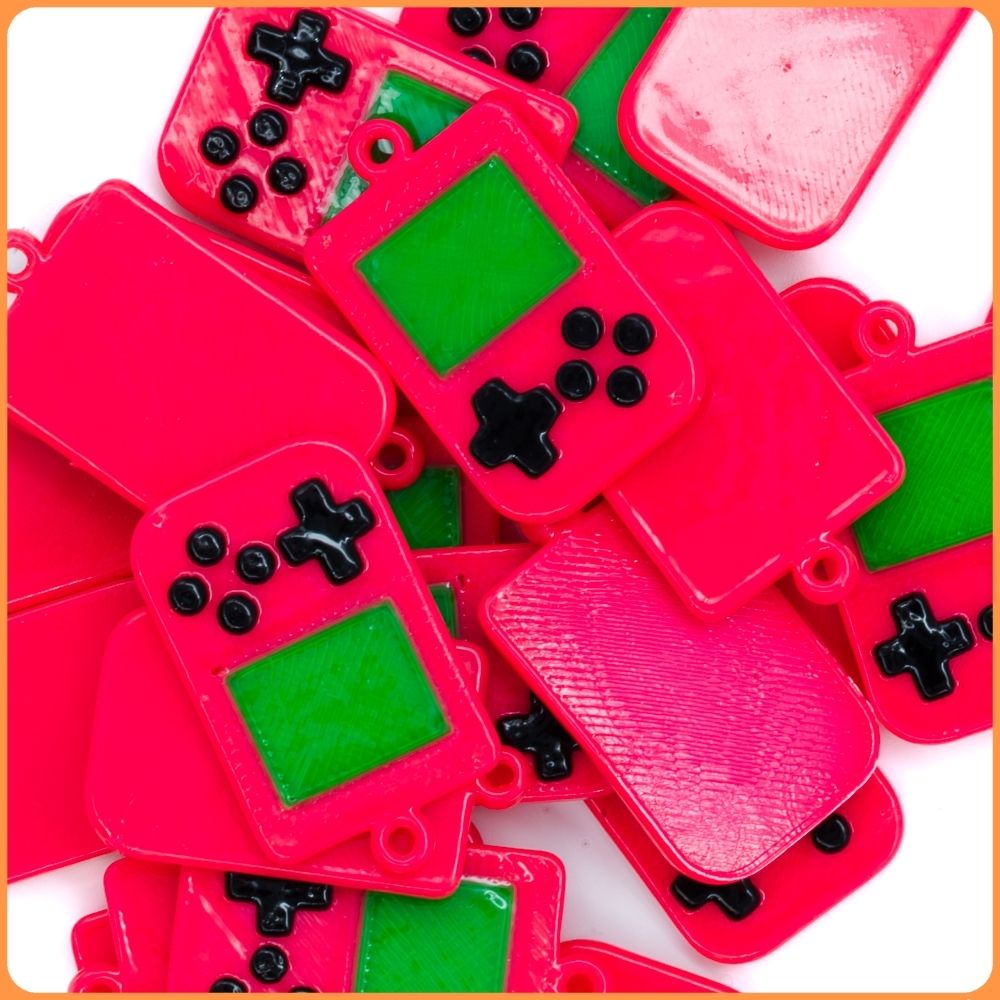 Pink Handheld Custom Bead Charms