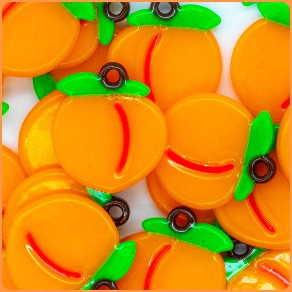 Peach Custom Charms