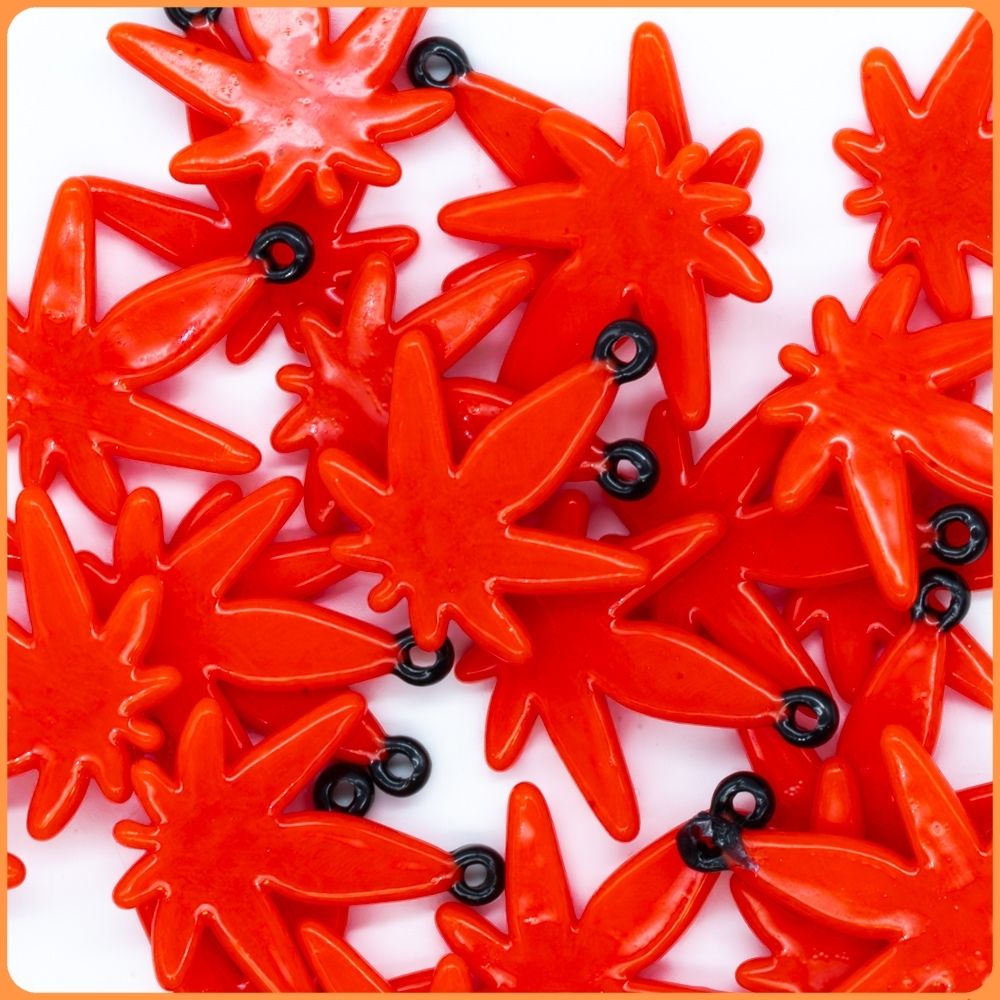 Red Weed Custom Charms