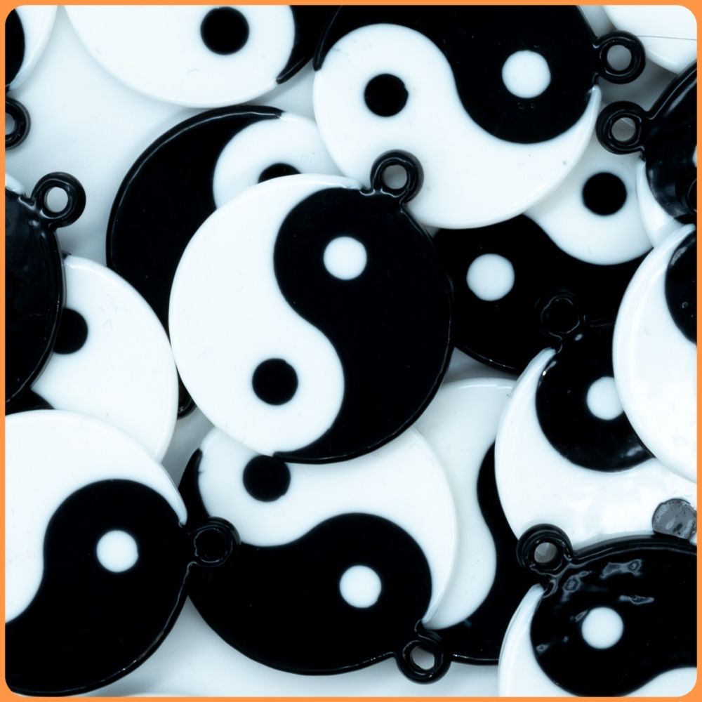 Ying Yang Custom Charms