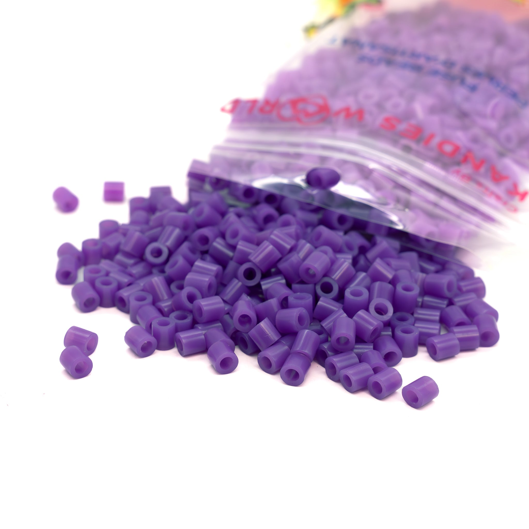 Translucent Plum Fuse Beads - 5mm - 1000/Pack