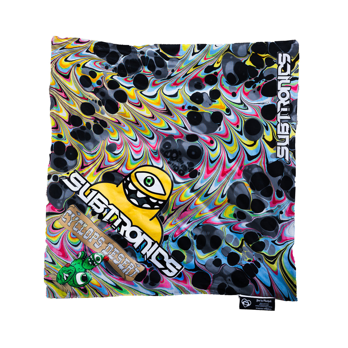 Subtronic x kandies world - Custom Rave UV Bandana – Kandies World