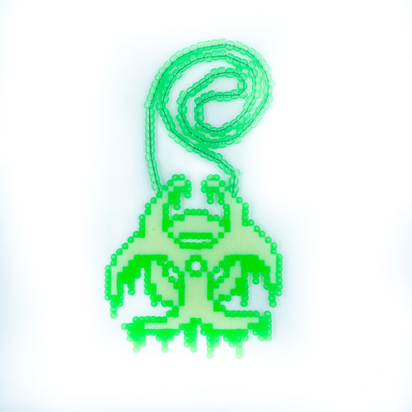 Glowing Biohazard - (M) Perler