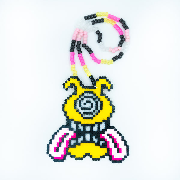 Subtronics x Kandies World - Trippy Cyclops Perler Necklace - (L) Perler