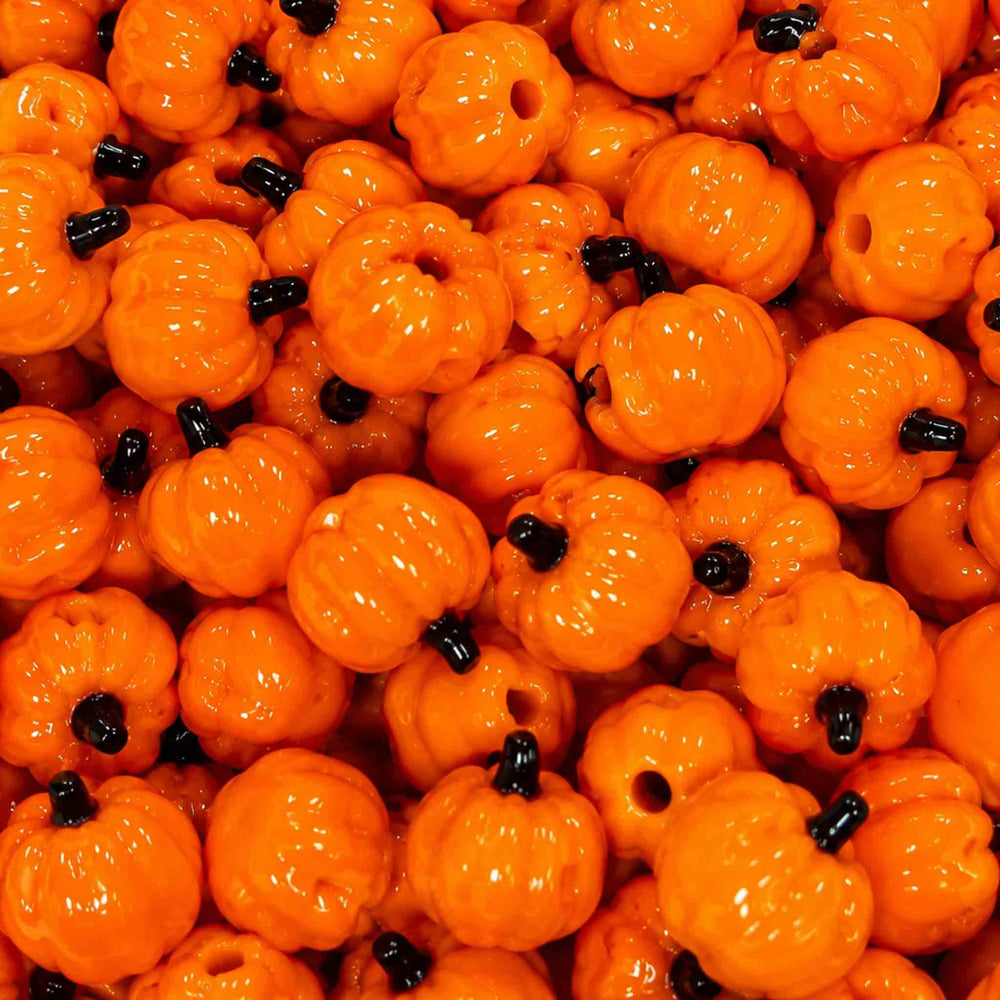 Fall Pumpkin Custom Beads